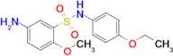 5-Amino-N-(4-ethoxyphenyl)-2-methoxybenzene-1-sulfonamide