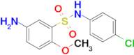 5-Amino-N-(4-chlorophenyl)-2-methoxybenzene-1-sulfonamide