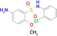 5-Amino-N-(2-chlorophenyl)-2-methoxybenzene-1-sulfonamide