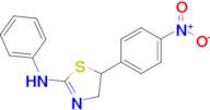 5-(4-Nitrophenyl)-N-phenyl-4,5-dihydro-1,3-thiazol-2-amine