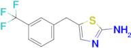 5-{[3-(trifluoromethyl)phenyl]methyl}-1,3-thiazol-2-amine