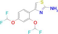 4-[2,4-bis(difluoromethoxy)phenyl]-1,3-thiazol-2-amine