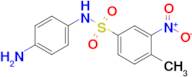 N-(4-Aminophenyl)-4-methyl-3-nitrobenzene-1-sulfonamide