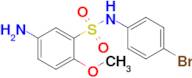 5-Amino-N-(4-bromophenyl)-2-methoxybenzene-1-sulfonamide