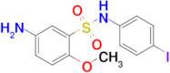 5-Amino-N-(4-iodophenyl)-2-methoxybenzene-1-sulfonamide