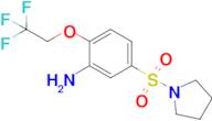 5-(Pyrrolidine-1-sulfonyl)-2-(2,2,2-trifluoroethoxy)aniline