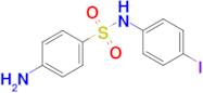 4-Amino-N-(4-iodophenyl)benzene-1-sulfonamide