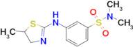 3-[(4,5-Dihydro-5-methyl-2-thiazolyl)amino]-N,N-dimethylbenzenesulfonamide