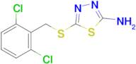 5-{[(2,6-dichlorophenyl)methyl]sulfanyl}-1,3,4-thiadiazol-2-amine