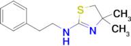 4,4-Dimethyl-N-(2-phenylethyl)-4,5-dihydro-1,3-thiazol-2-amine