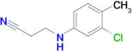 3-[(3-chloro-4-methylphenyl)amino]propanenitrile