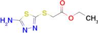 Ethyl 2-[(5-amino-1,3,4-thiadiazol-2-yl)sulfanyl]acetate