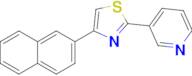 3-[4-(naphthalen-2-yl)-1,3-thiazol-2-yl]pyridine