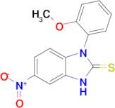 1-(2-methoxyphenyl)-5-nitro-2,3-dihydro-1H-1,3-benzodiazole-2-thione