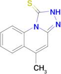 5-methyl-1H,2H-[1,2,4]triazolo[4,3-a]quinoline-1-thione