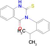 3-[2-(propan-2-yl)phenyl]-2-sulfanylidene-1,2,3,4-tetrahydroquinazolin-4-one