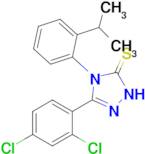 3-(2,4-dichlorophenyl)-4-[2-(propan-2-yl)phenyl]-4,5-dihydro-1H-1,2,4-triazole-5-thione