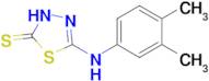 5-[(3,4-dimethylphenyl)amino]-2,3-dihydro-1,3,4-thiadiazole-2-thione