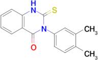 3-(3,4-dimethylphenyl)-2-sulfanylidene-1,2,3,4-tetrahydroquinazolin-4-one