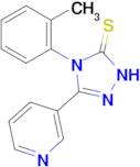 4-(2-methylphenyl)-3-(pyridin-3-yl)-4,5-dihydro-1H-1,2,4-triazole-5-thione