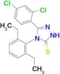 3-(2,4-dichlorophenyl)-4-(2,6-diethylphenyl)-4,5-dihydro-1H-1,2,4-triazole-5-thione