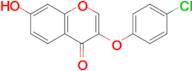 3-(4-Chlorophenoxy)-7-hydroxy-4H-1-benzopyran-4-one