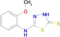 5-[(2-methoxyphenyl)amino]-2,3-dihydro-1,3,4-thiadiazole-2-thione