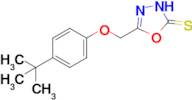 5-[(4-tert-butylphenoxy)methyl]-2,3-dihydro-1,3,4-oxadiazole-2-thione