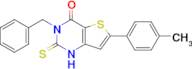 3-benzyl-6-(4-methylphenyl)-2-sulfanylidene-1H,2H,3H,4H-thieno[3,2-d]pyrimidin-4-one