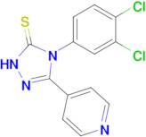 4-(3,4-dichlorophenyl)-3-(pyridin-4-yl)-4,5-dihydro-1H-1,2,4-triazole-5-thione