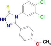 4-(3,4-dichlorophenyl)-3-(4-methoxyphenyl)-4,5-dihydro-1H-1,2,4-triazole-5-thione