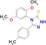 4-(2,5-dimethoxyphenyl)-3-(4-methylphenyl)-4,5-dihydro-1H-1,2,4-triazole-5-thione