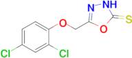 5-[(2,4-dichlorophenoxy)methyl]-2,3-dihydro-1,3,4-oxadiazole-2-thione