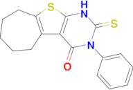 3-phenyl-2-thioxo-2,3,6,7,8,9-hexahydro-1H-cyclohepta[4,5]thieno[2,3-d]pyrimidin-4(5H)-one