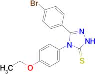 3-(4-bromophenyl)-4-(4-ethoxyphenyl)-4,5-dihydro-1H-1,2,4-triazole-5-thione