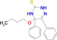 5-Butoxy-5,6-diphenyl-2,3,4,5-tetrahydro-1,2,4-triazine-3-thione