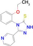 4-(2-ethoxyphenyl)-3-(pyridin-3-yl)-4,5-dihydro-1H-1,2,4-triazole-5-thione