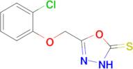 5-[(2-chlorophenoxy)methyl]-2,3-dihydro-1,3,4-oxadiazole-2-thione