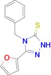 4-benzyl-3-(furan-2-yl)-4,5-dihydro-1H-1,2,4-triazole-5-thione