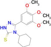 4-cyclohexyl-3-(3,4,5-trimethoxyphenyl)-4,5-dihydro-1H-1,2,4-triazole-5-thione