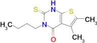 3-butyl-5,6-dimethyl-2-sulfanylidene-1H,2H,3H,4H-thieno[2,3-d]pyrimidin-4-one