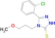 3-(2-chlorophenyl)-4-(3-methoxypropyl)-4,5-dihydro-1H-1,2,4-triazole-5-thione