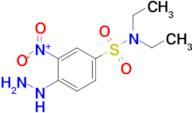 N,N-Diethyl-4-hydrazinyl-3-nitrobenzene-1-sulfonamide