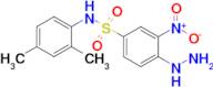 N-(2,4-Dimethylphenyl)-4-hydrazinyl-3-nitrobenzene-1-sulfonamide