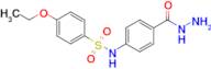 4-Ethoxy-N-[4-(hydrazinecarbonyl)phenyl]benzene-1-sulfonamide