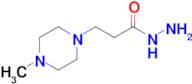 3-(4-Methylpiperazin-1-yl)propanehydrazide