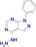 4-Hydrazinyl-1-phenyl-1H-pyrazolo[3,4-d]pyrimidine