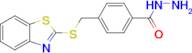 4-[(1,3-benzothiazol-2-ylsulfanyl)methyl]benzohydrazide