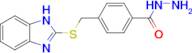 4-[(1H-1,3-benzodiazol-2-ylsulfanyl)methyl]benzohydrazide