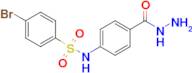 4-Bromo-N-[4-(hydrazinecarbonyl)phenyl]benzene-1-sulfonamide